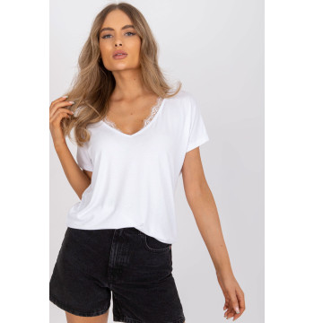 T-shirt Damski Model RV-TS-7665.91 White - BFG