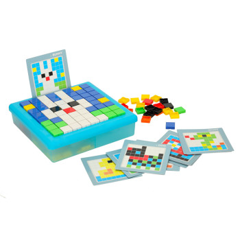 Układanka kreatywna logiczna klocki puzzle mozaika 175 elementów