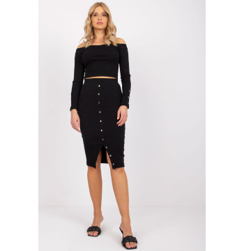 Spódnica Komplet Model RV-KMPL-7524.34 Black - Rue Paris