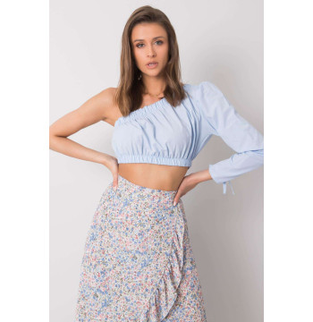 Bluzka Model 341-BZ-5267.04 Light Blue - Rue Paris
