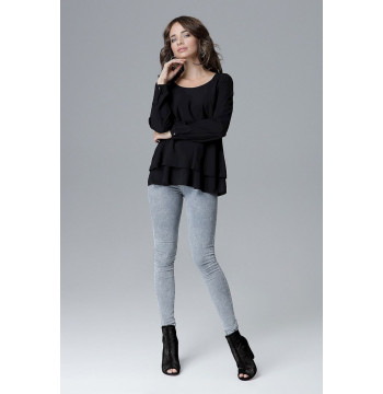 Bluzka Model L020 Black - Lenitif
