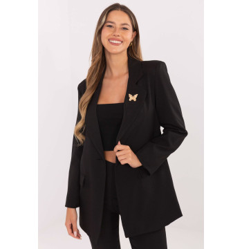 Marynarka Model IT-MA-FL8315.85 Black - Rue Paris