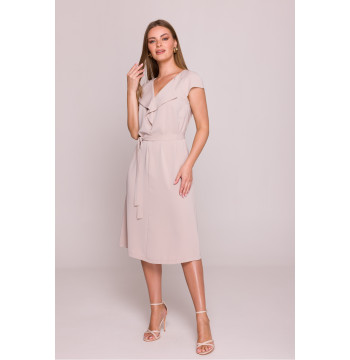Sukienka Model S411 Beige - Stylove