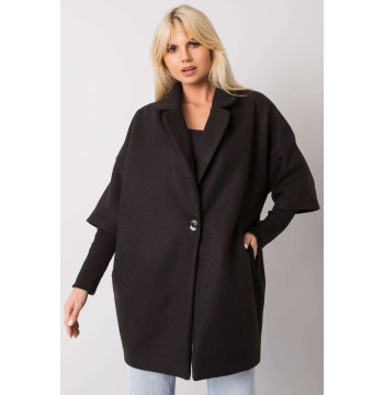 Płaszcz Damski Model CHA-PL-0409.30X Black - Rue Paris