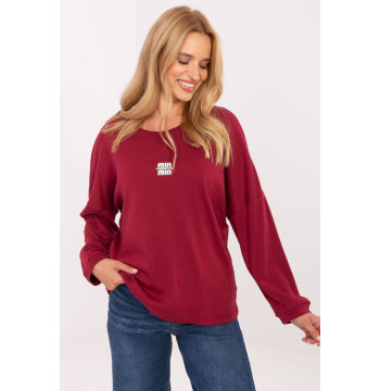Bluzka Model RV-BZ-A823.49 Bordo - Relevance