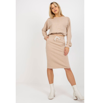 Spódnica Komplet Model EM-KMPL-644.18P Beige - Ex Moda
