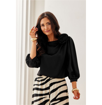 Bluzka Model Giana CZA BLU0178 Black - Roco Fashion