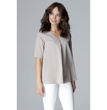 Bluzka Model L002 Beige - Lenitif