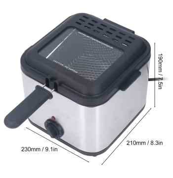 96x Frytkownica Tradycyjna Deep fryer Olejowa 2,5L do Frytek Ryb Mocna 1000W