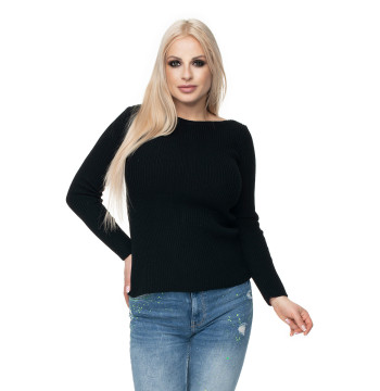 Sweter Damski Model 70021 Black - PeeKaBoo