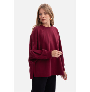 Bluza Damska Model B306 Burgund - BeWear