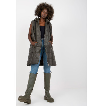 Kamizelka Model TW-KZ-BI-82019.09 Khaki - Och Bella