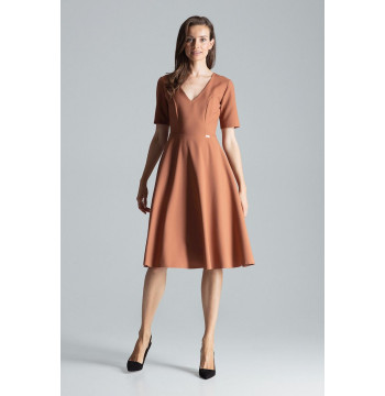 Sukienka Model M673 Brown - Figl