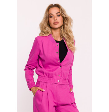 Kurtka Damska Model MOE800 Pink - Moe