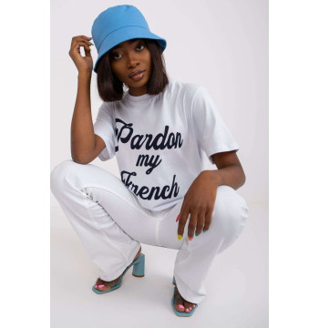 T-shirt Damski Model FA-TS-7677.91P White - Fancy