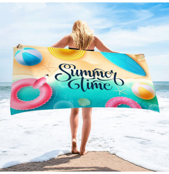 Ręcznik plażowy prostokątny SUMMER TIME 150x70 REC54WZ10