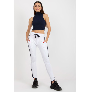 Spodnie Dresowe Model LO-DR-LK-239.43P White - Rue Paris