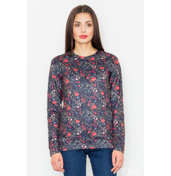 Bluza Damska Model M541 Wzór 59 Black - Figl