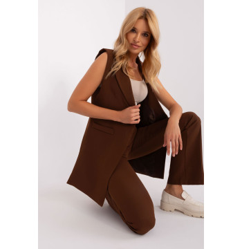 Spodnie Komplet Model DHJ-KMPL-5069.16X Dark Brown - Italy Moda
