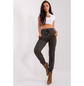 Spodnie Dresowe Model RV-DR-8547.08 Dark Khaki - Relevance