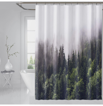 Zasłona prysznicowa, kurtyna z wydrukiem 3D, wodoodporna 200x180 cm ZPR20