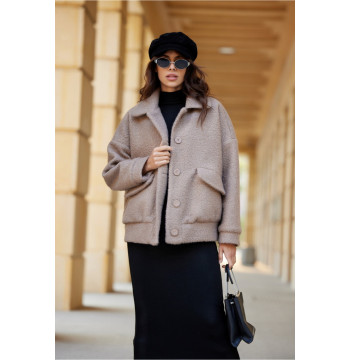 Kurtka Damska Model Ivon CAP KUR0027 Cappuccino - Roco Fashion