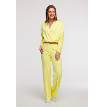 Spodnie Dresowe Model B296 Cytryna - BeWear