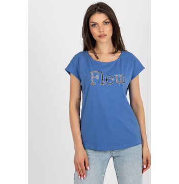 T-shirt Damski Model FA-TS-8515.46 Dark Blue - Fancy
