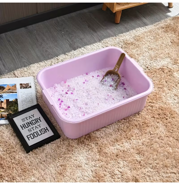 Żwirek Silikonowy dla Kota do Kuwety 1,5 kg Niezbrylający Bezpyłowy Wydajny