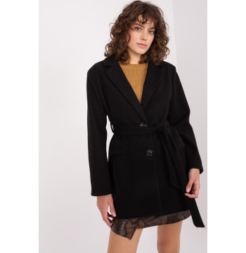 Płaszcz Damski Model TW-PL-BI-2022320.01X Black - Och Bella