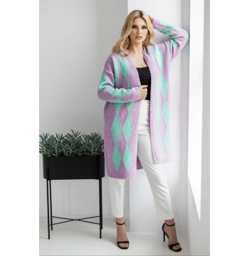 Sweter Kardigan Model 30092 Lila - PeeKaBoo