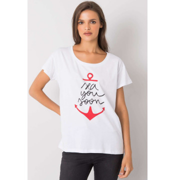 T-shirt Damski Model FA-TS-7196.74P White - Fancy