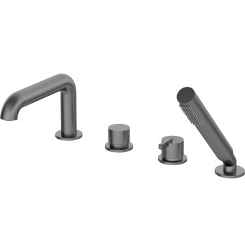 Bateria wannowa 4-otworowa z zestawem prysznicowym BQS_D14M 5907650818489