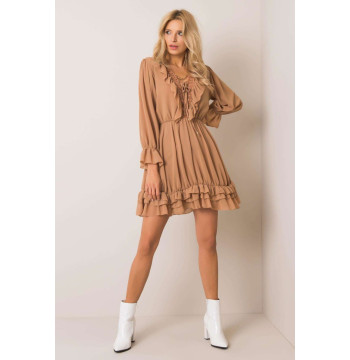 Sukienka Model TW-SK-BI-0761.92 Camel - Och Bella