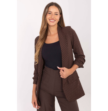 Marynarka Model IT-MA-7684.81 Brown - Italy Moda