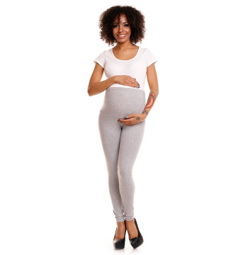 Legginsy Ciążowe Model 1469B Grey - PeeKaBoo