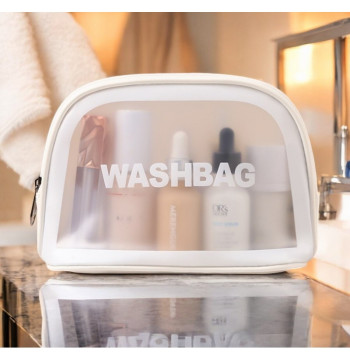 Kosmetyczka rozkładana WASHBAG kuferek biel KS47B