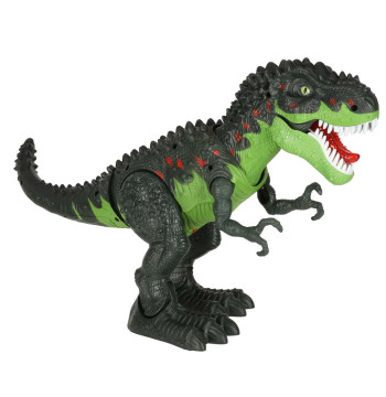 Dinozaur T-REX elektroniczny chodzi ryczy zielony