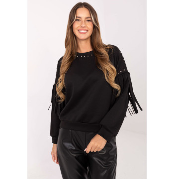 Bluza Damska Model IT-BL-21731.85 Black - Rue Paris