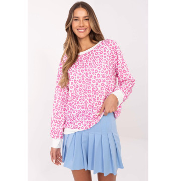 Bluzka Model MI-BZ-M742.86 White/Pink - Italy Moda