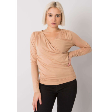 Bluzka Model FA-BZ-7591.89P Beige - Fancy