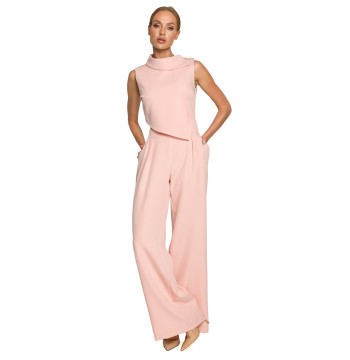 Kombinezon Model MOE702 Powder Pink - Moe Hurtownia odzieży on-line, moda damska, bielizna i obuwie dla kobiet - Matterhorn.pl