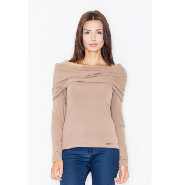 Bluzka Model M469 Beige - Figl