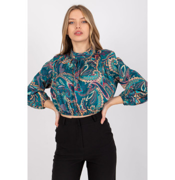 Bluzka Model DHJ-BZ-15170.39 Morski - Italy Moda