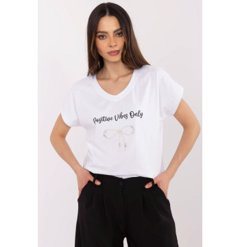 Tshirt Damski Model CLM-TS-1727.90 White - Factory Price