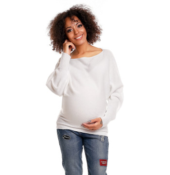 Sweter model 70003C White - PeeKaBoo