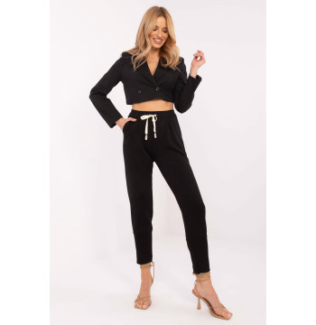 Spodnie Dresowe Model DHJ-SP-9283.83P Black - Italy Moda