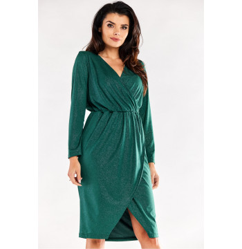Sukienka Model A548 Bottle Green - awama