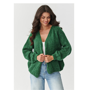 Sweter Kardigan Model S170 Bottle Green - Makadamia