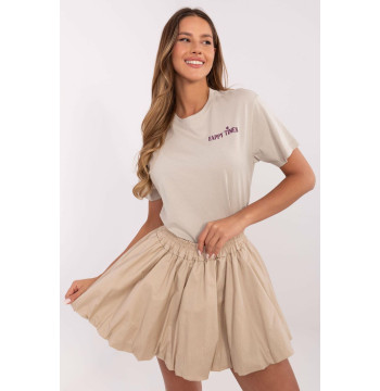 T-shirt Damski Model D12022AC02645G Beige - Sublevel